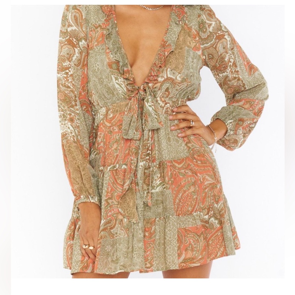 show me your mumu Addy Tie Dress  Paisley Dream
